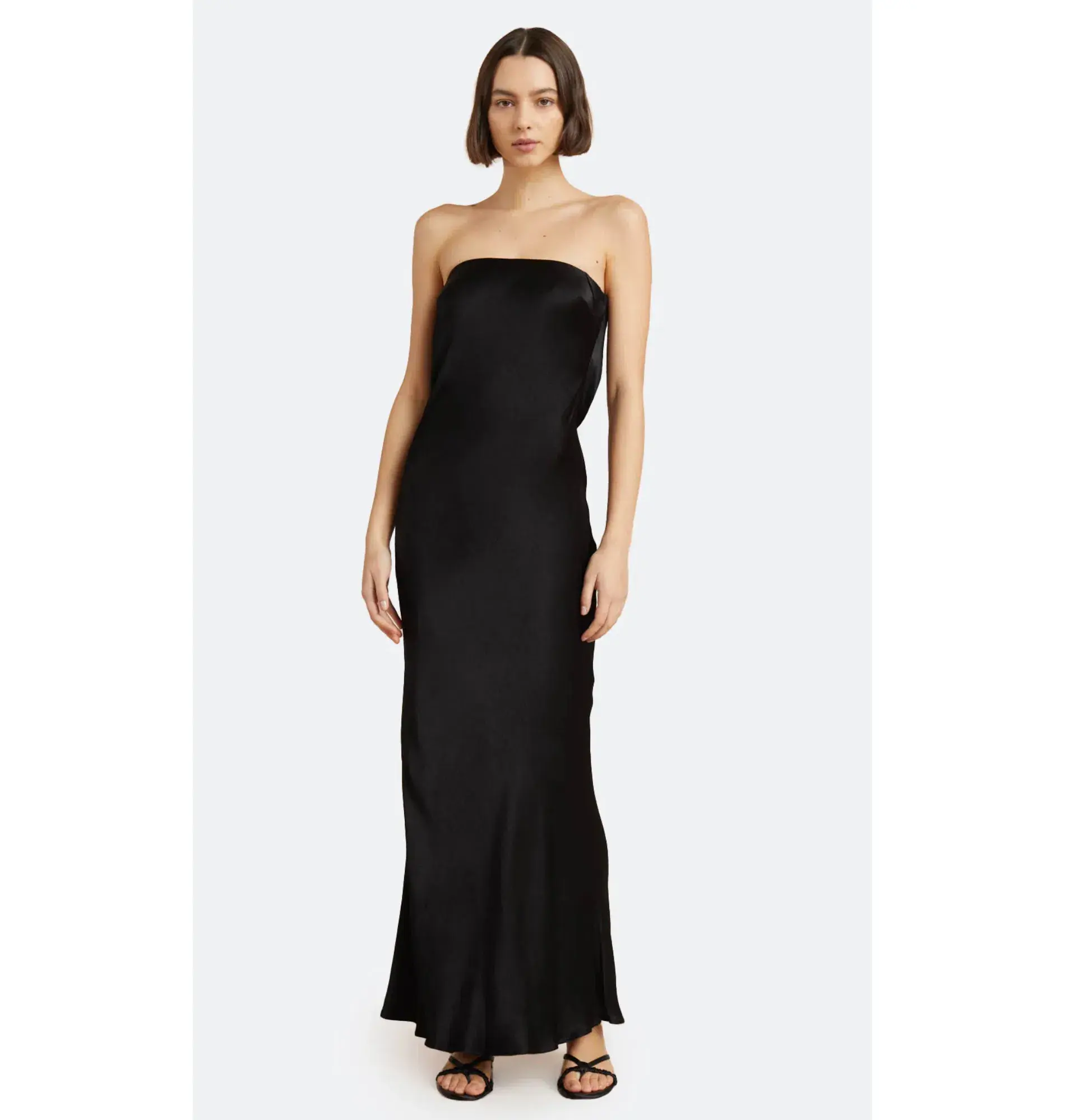 Bec & Bridge Moon Dance Strapless Dress in Black Size AU 6 - Image 1