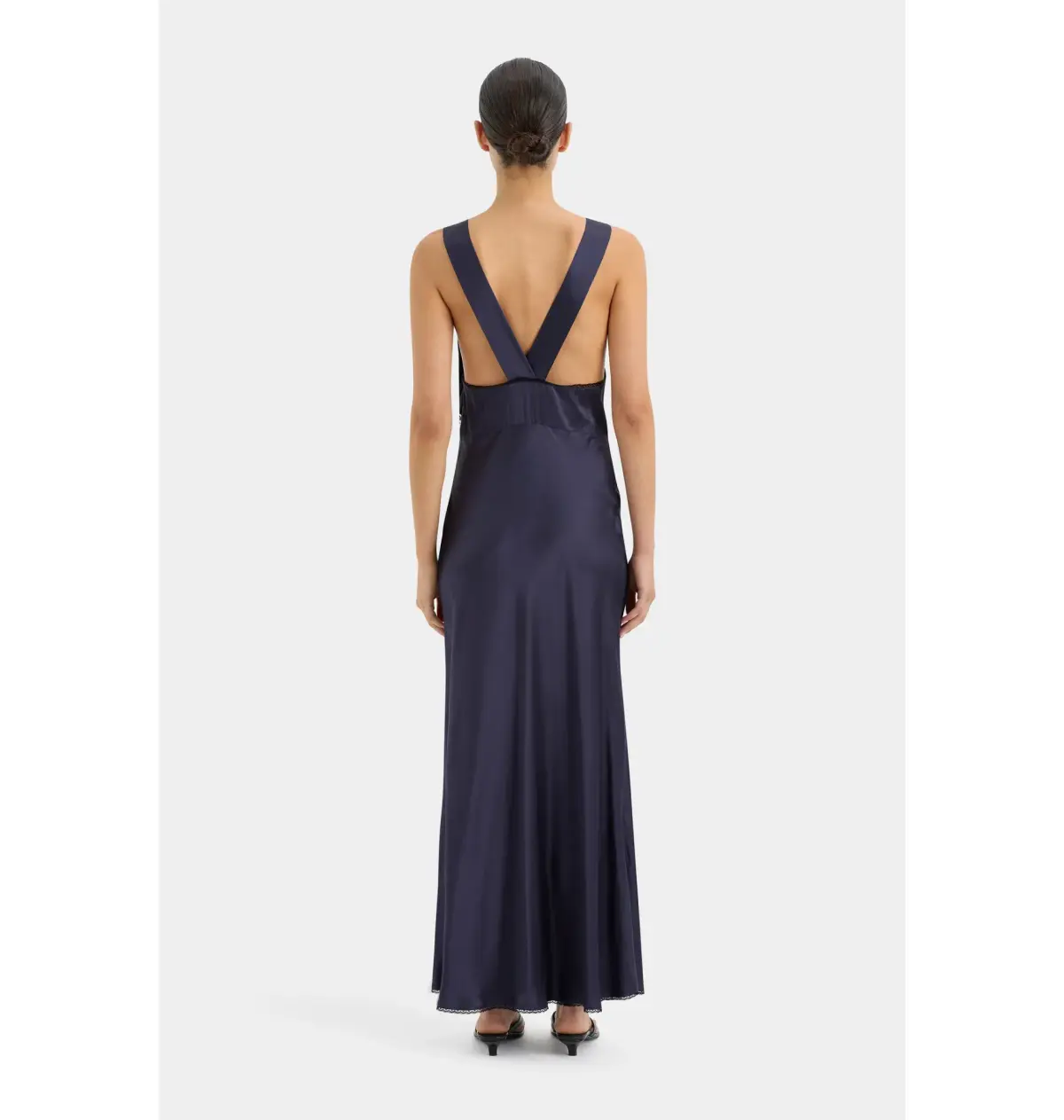 Sir The Label Aries Cut Out Gown in Navy Size 0 / AU 8 - Image 3