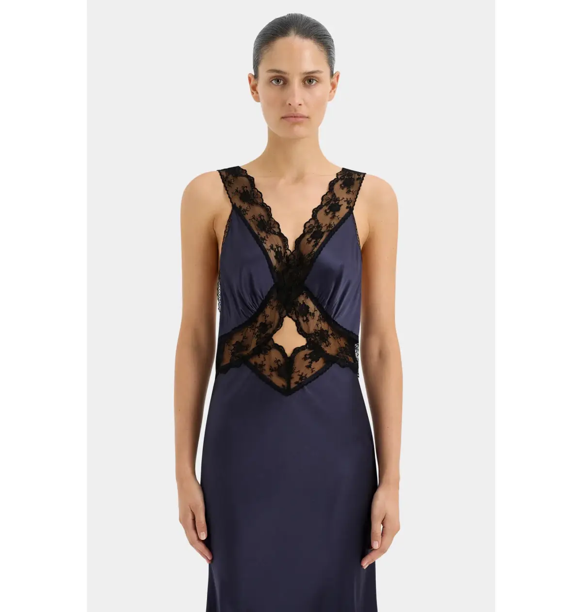 Sir The Label Aries Cut Out Gown in Navy Size 0 / AU 8 - Image 2