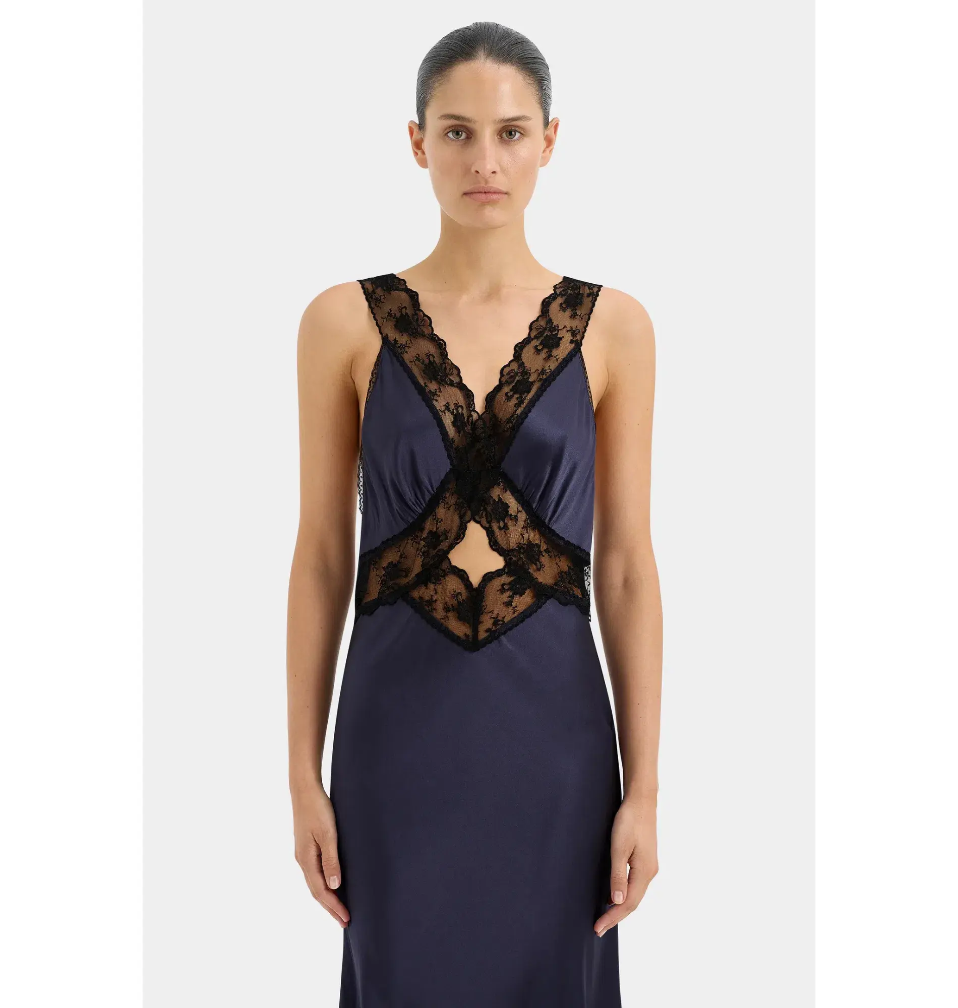 Sir The Label Aries Cut Out Gown in Navy Size 0 / AU 8 - Image 2