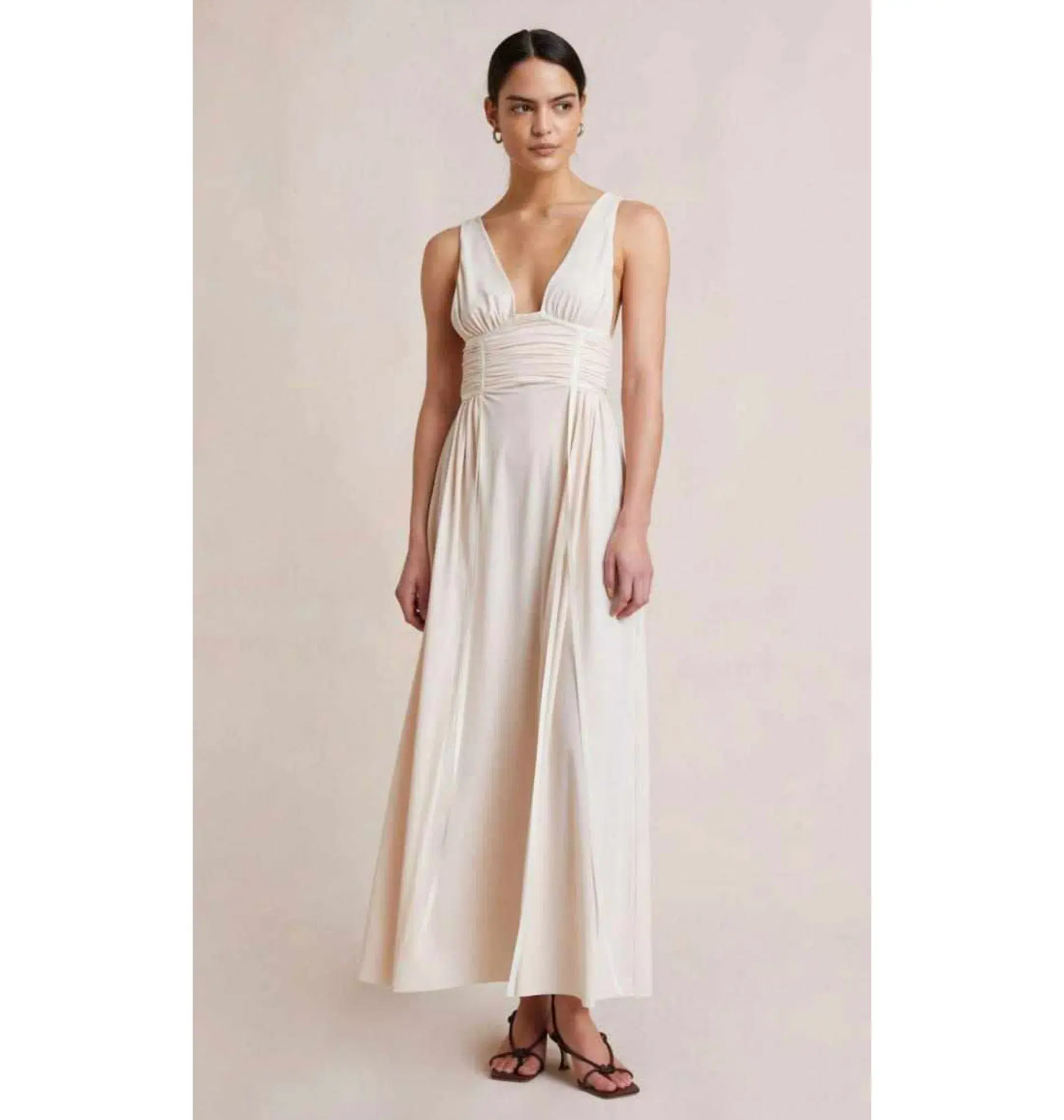 Bec & Bridge Gwen Maxi Dress in Shell Size AU 8 - Image 1