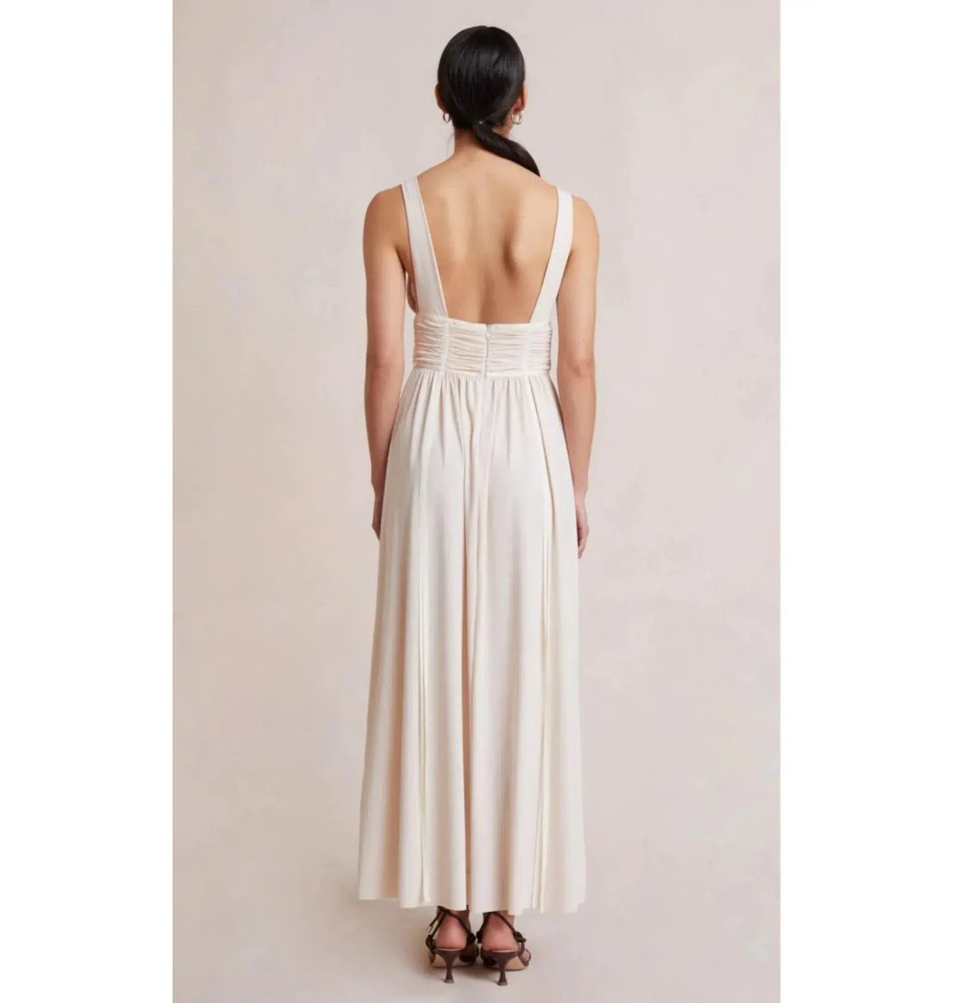 Bec & Bridge Gwen Maxi Dress in Shell Size AU 8 - Image 2