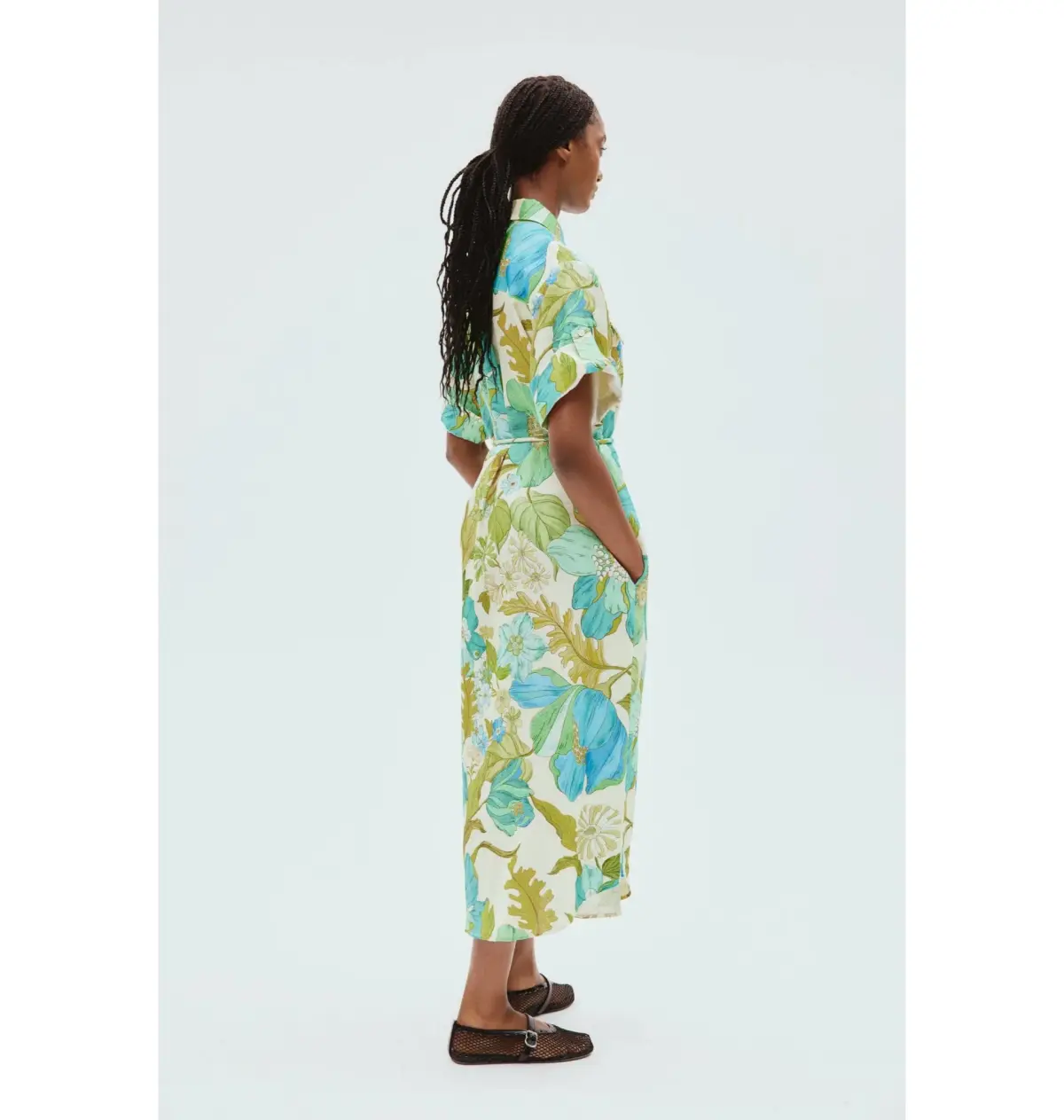 Alemais Janis Shirtdress in Print Size AU 8 - Image 4