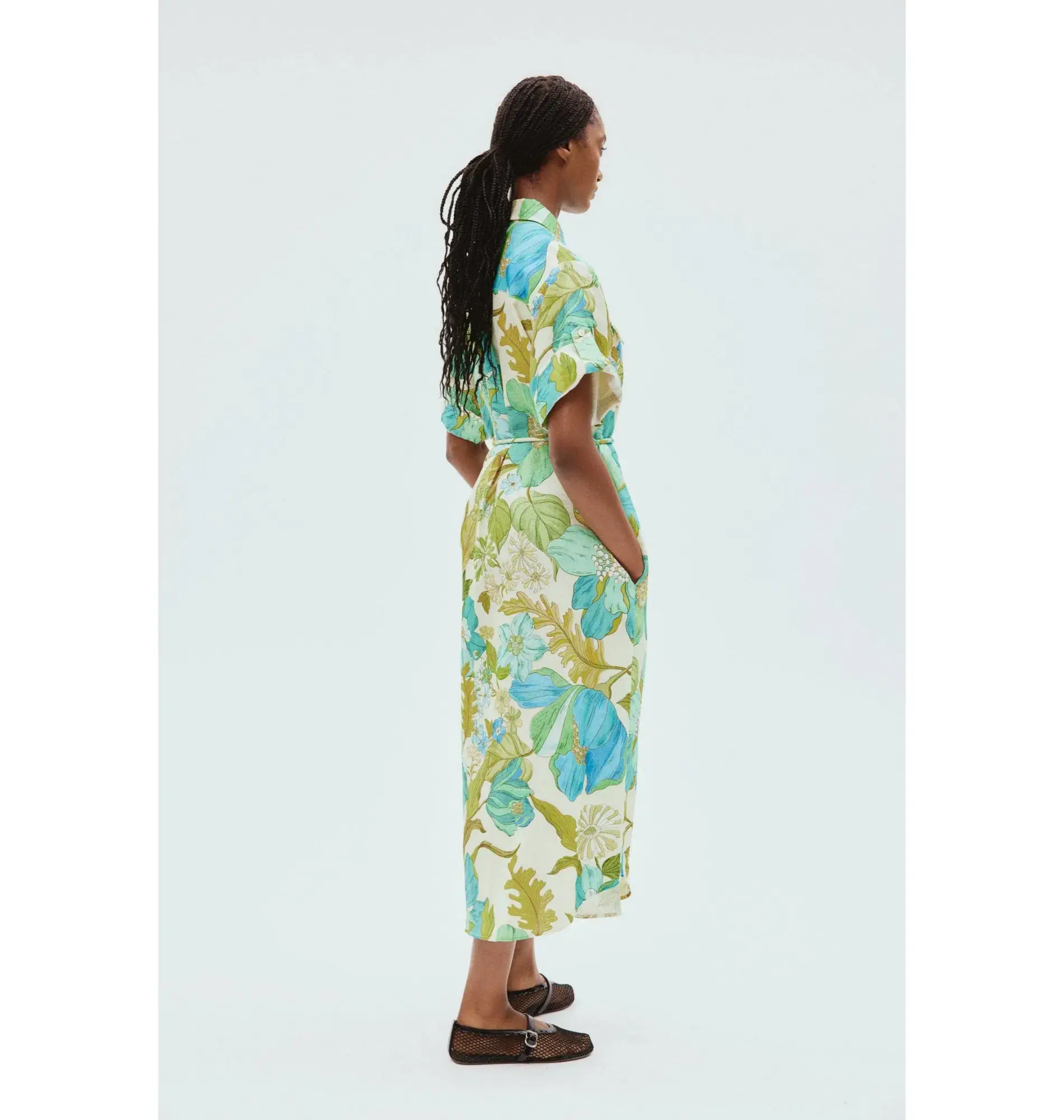 Alemais Janis Shirtdress in Print Size AU 8 - Image 4
