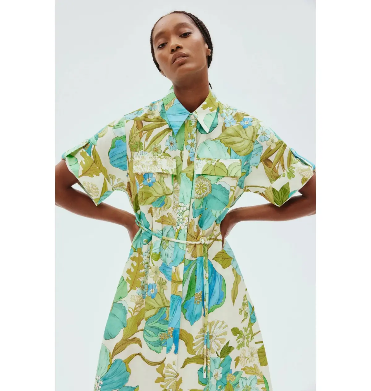 Alemais Janis Shirtdress in Print Size AU 8 - Image 2