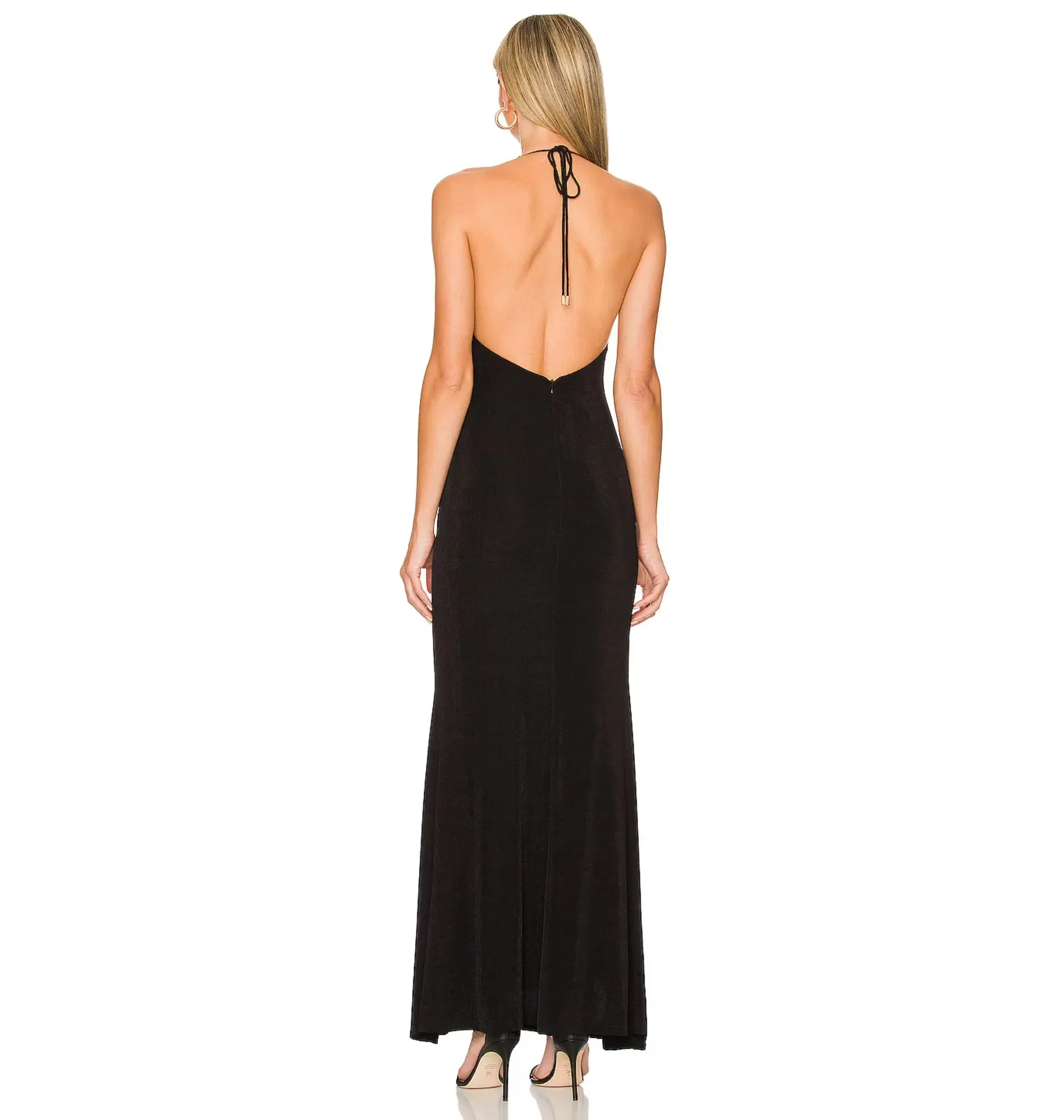 Misha Lois Gown in Black Size 8 - Image 3