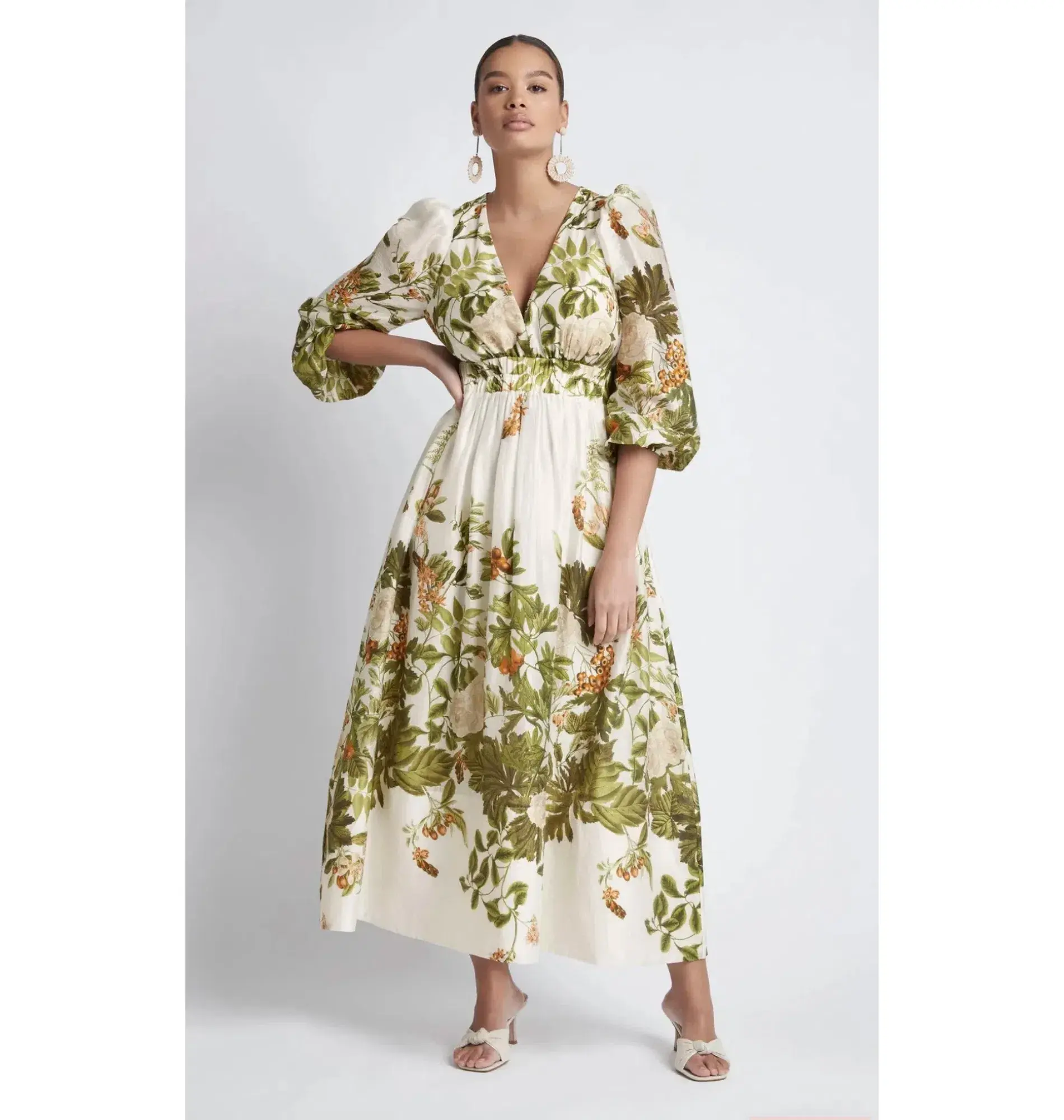 Sheike Garden Of Eden Maxi Dress In Floral Size AU 8 - Image 1