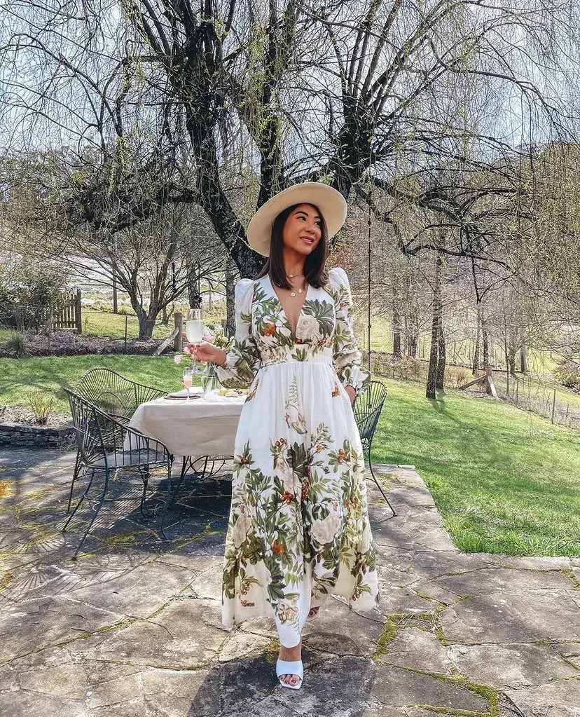 Sheike Garden Of Eden Maxi Dress In Floral Size AU 8 - Image 4