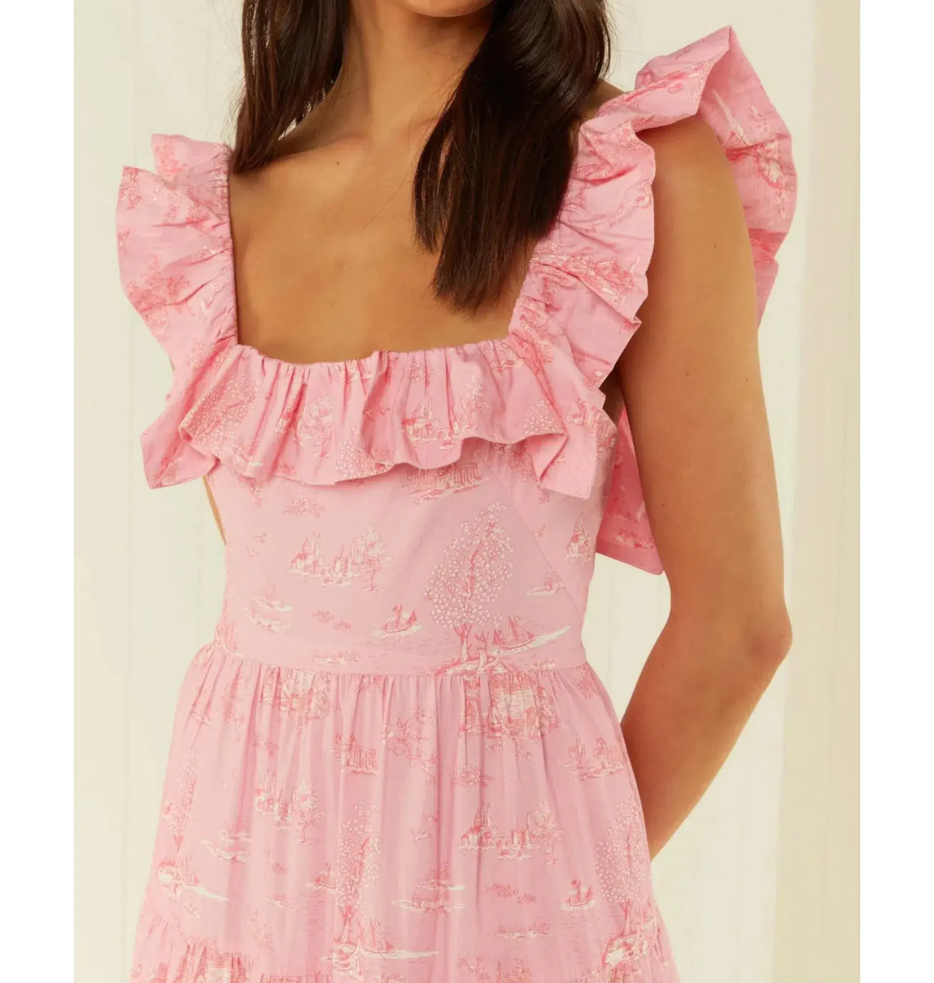 Palm Noosa Leon Dress in Pink Province Size AU 8 - Image 3