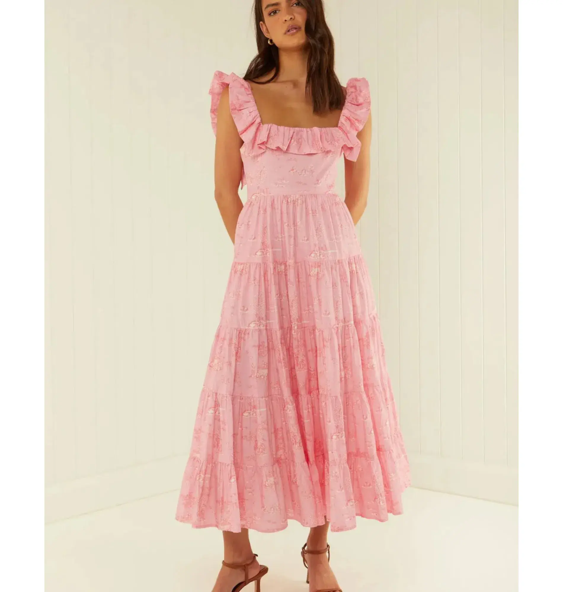 Palm Noosa Leon Dress in Pink Province Size AU 8 - Image 1