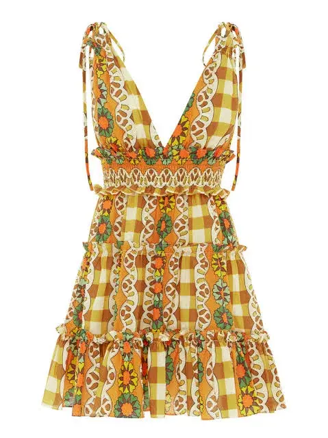 Alice McCall Clara Mini Dress in Multi Size AU 8 - Image 5