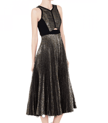 Sass & Bide - Cultural Diffuse Dress - Gold/ Black  - Image 4