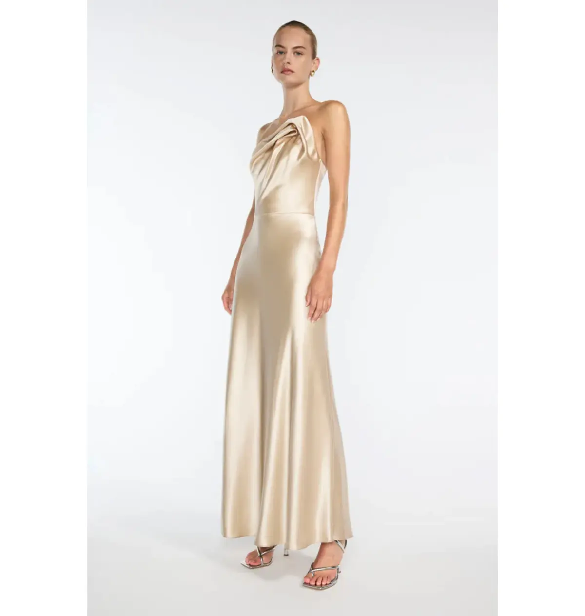 Manning Cartell Show Me Love Strapless Gown Champagne Size AU 8 - Image 2