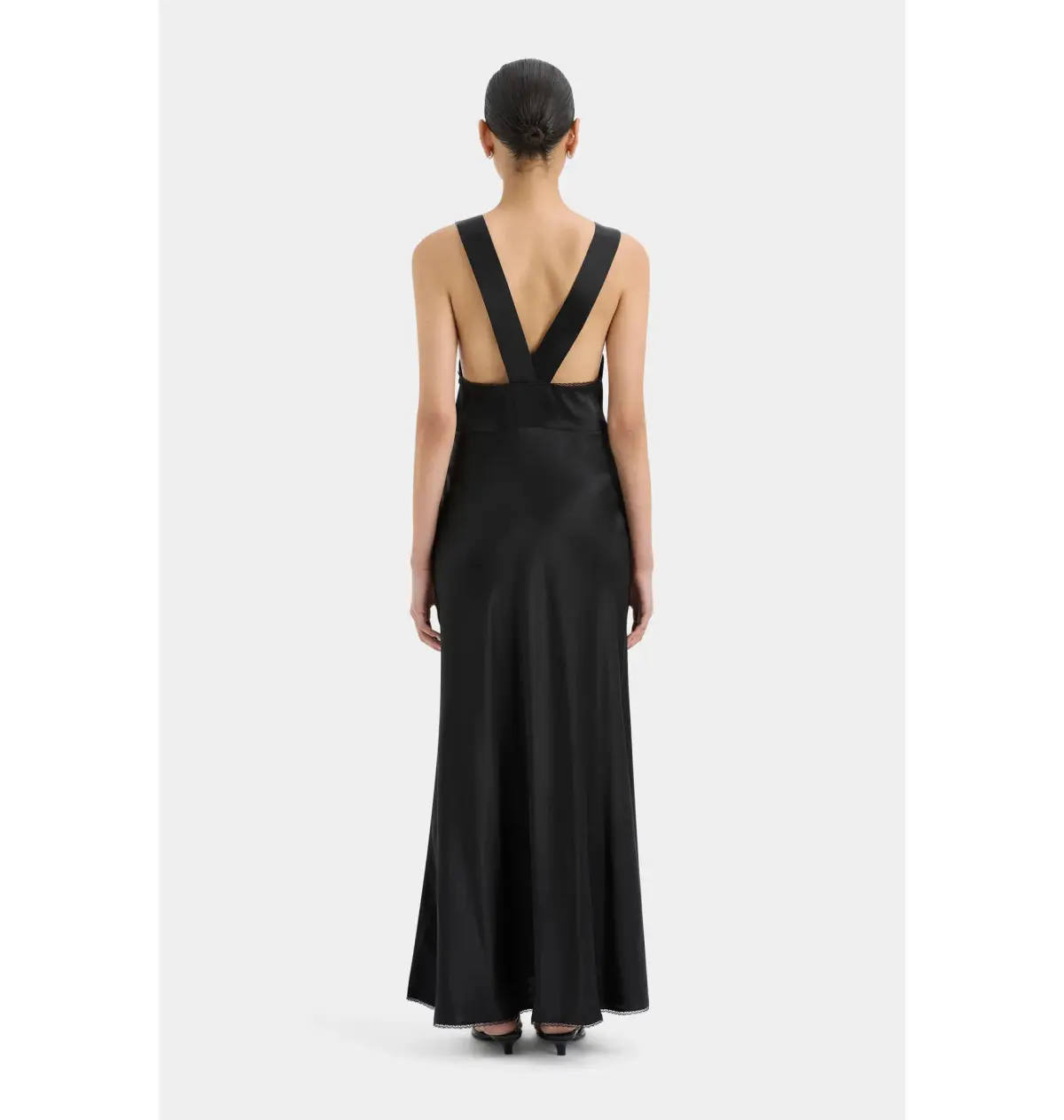 Sir The Label Aries Cut Out Gown In Black Size 1 / AU 8 - Image 4
