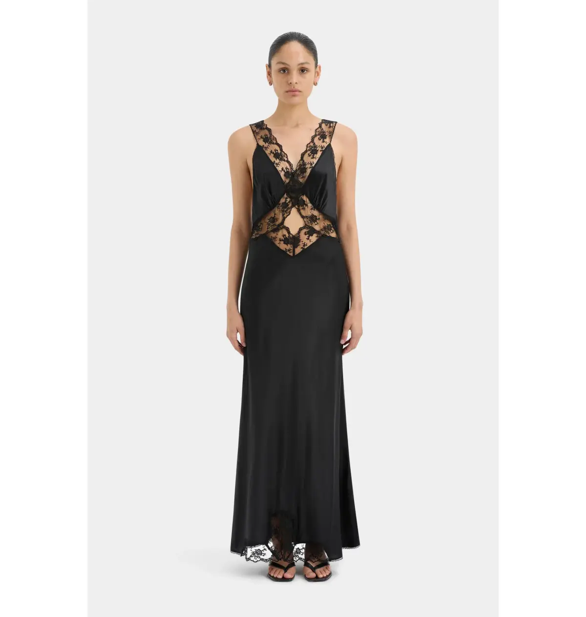 Sir The Label Aries Cut Out Gown In Black Size 1 / AU 8 - Image 1