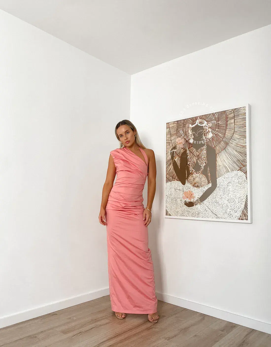 Sir the Label Giacomo Dress Pink Size 8 - Image 3