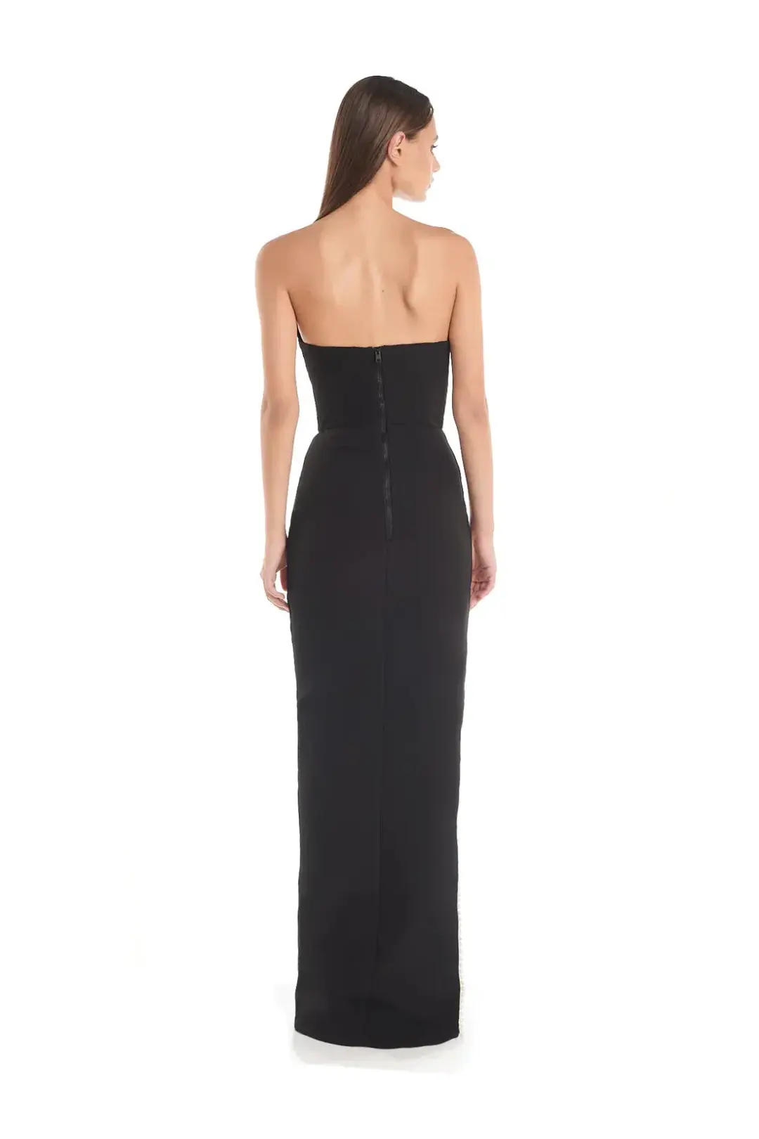 Eliya The Label Angelique Gown Black Size 6 for rent on The Volte - main image