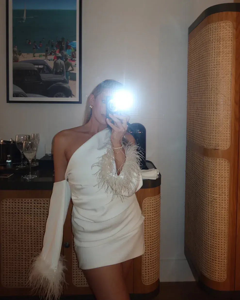 Bianca & Bridget Dezi Mini Dress White Size 8 - Image 3