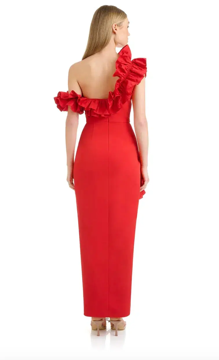 Eliya the Label Rossana Dress Red Size S / AU 8 for rent on The Volte - main image