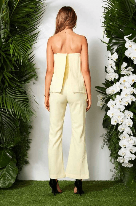 Maurie and Eve Francois Jumpsuit Yellow Size 10 - Image 3