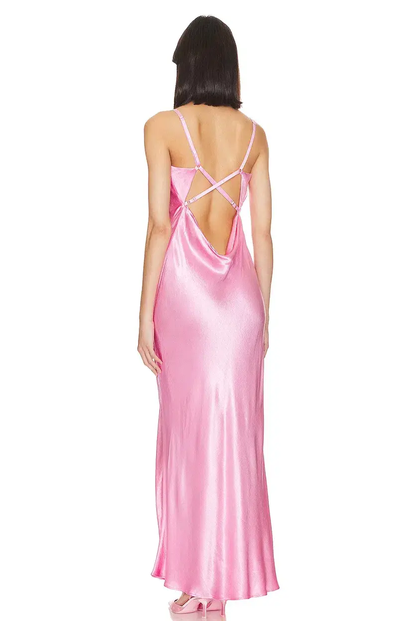 Bec & Bridge Mali Maxi Dress Pink Size 6 - Image 6