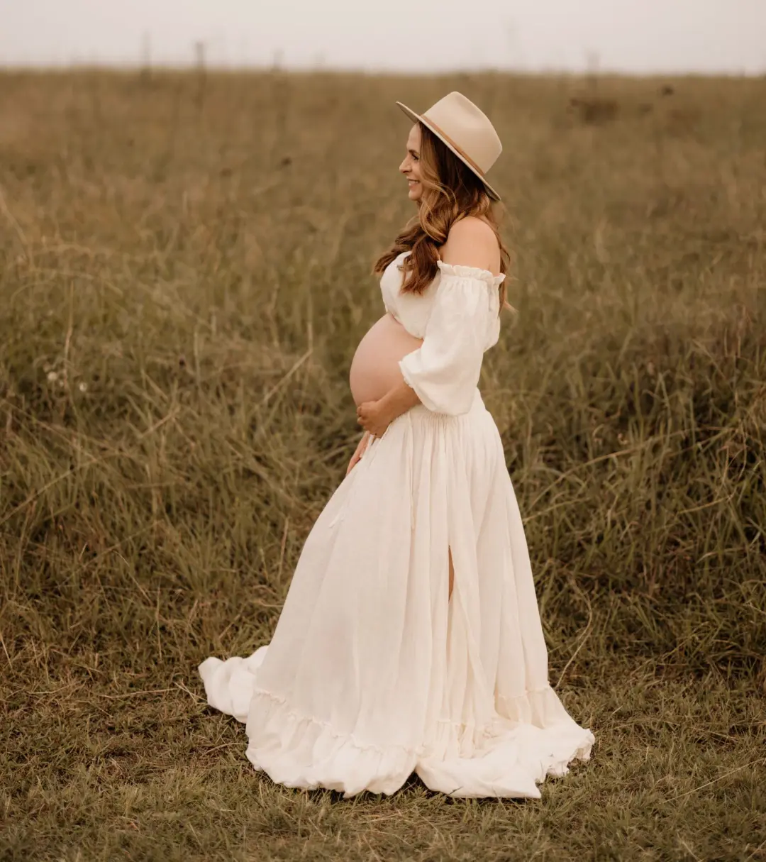 We Are Reclamation There Is Nothing Quite Like You Two Piece Ivory Gown One Size for rent on The Volte - main image