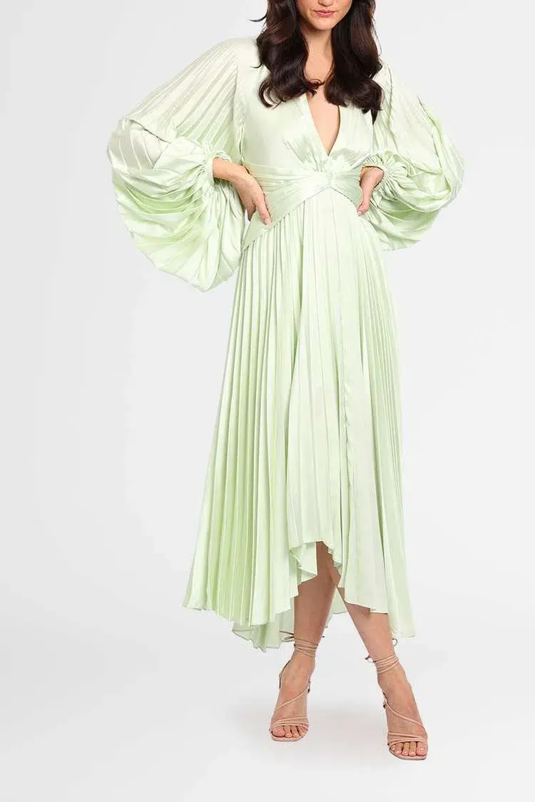Acler Palms Dress in Cool Mint Size 10 - Image 1