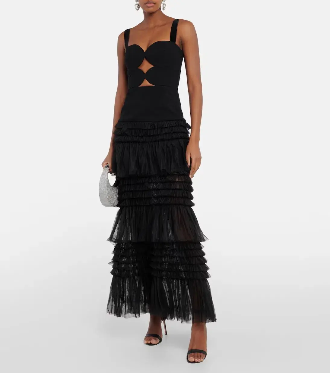 Rebecca Vallance Amelia Gown Black Size 8 - Image 1