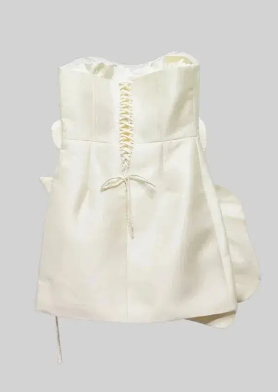 Mew Mews Anwen Flower Mini Dress Ivory Size 10 for rent on The Volte - main image