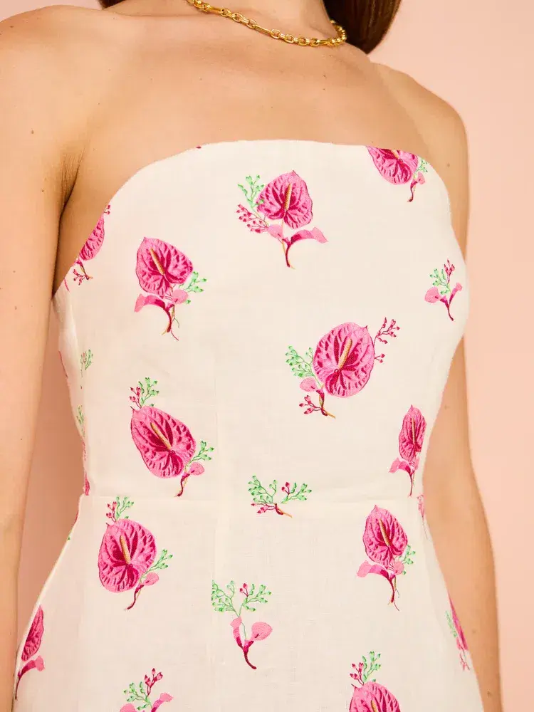 Aston Studio Beatrix Dress in Arisa Anthurium Size 10 - Image 5
