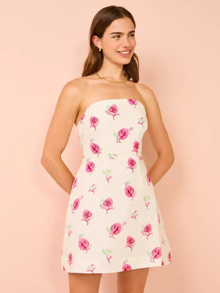 Aston Studio Beatrix Dress in Arisa Anthurium Size 10 - Image 2