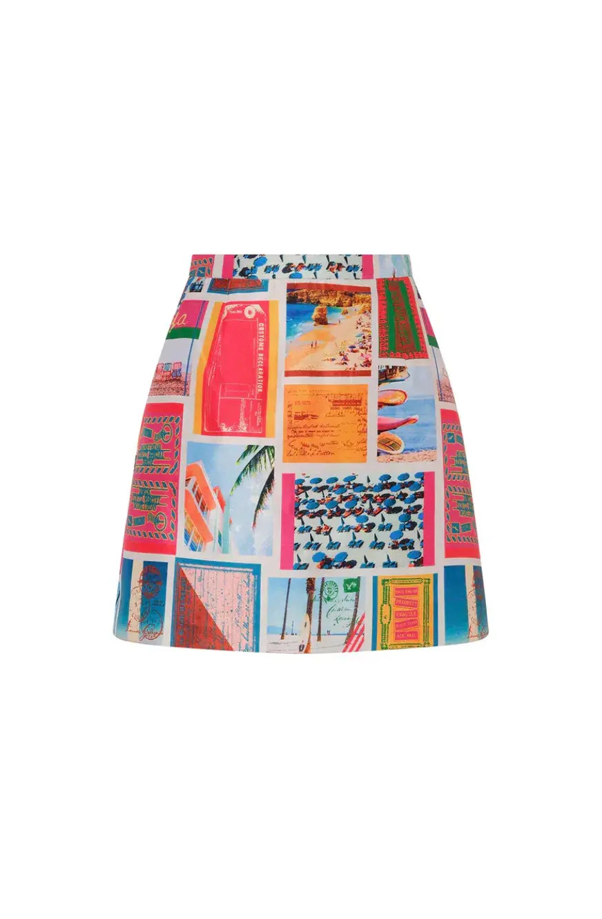 Eliya The Label Monaco Skirt Multi Size 6 - Image 3