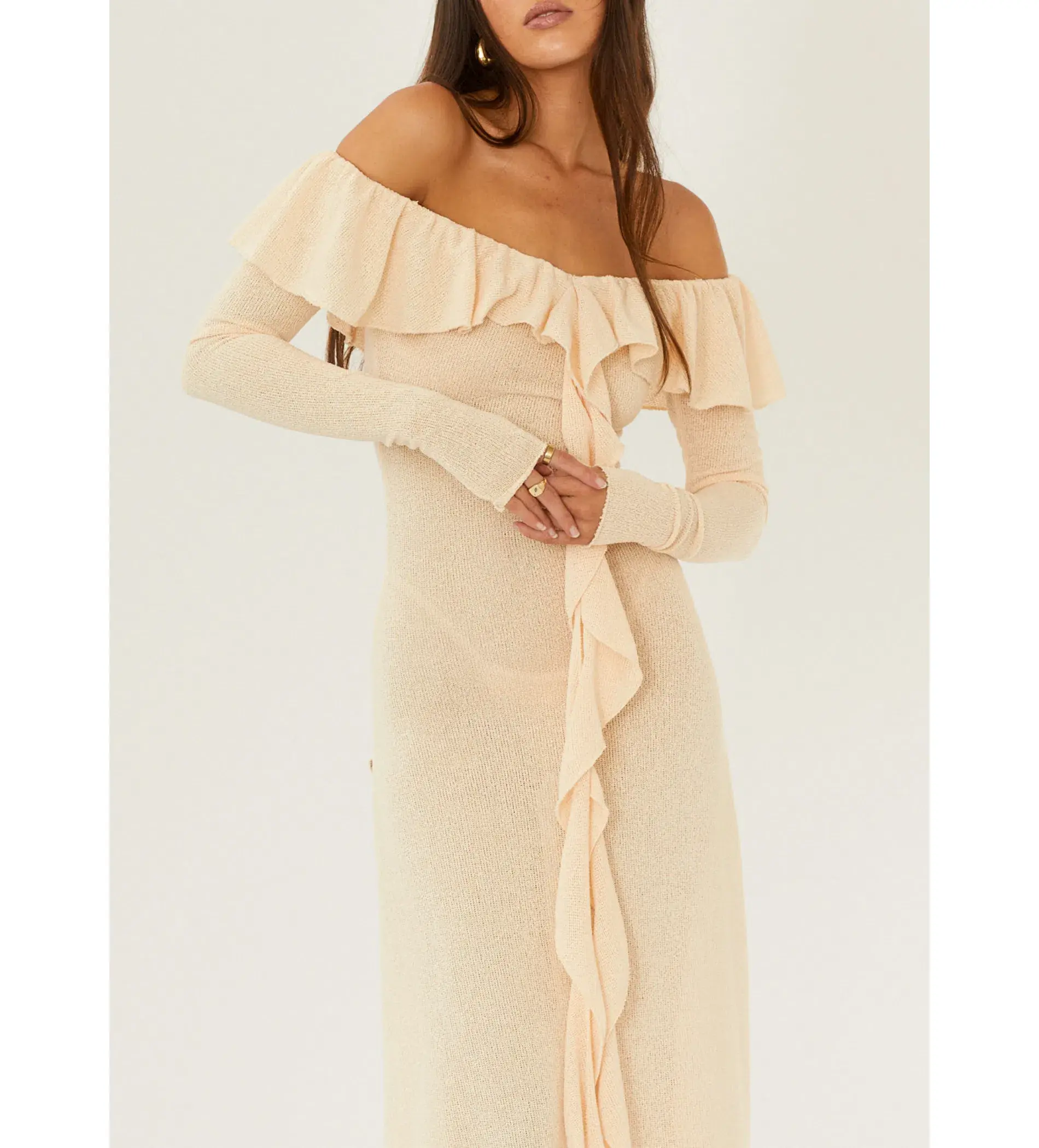 Arcina Ori Mila Dress Cream Size S/Au 8 - Image 2