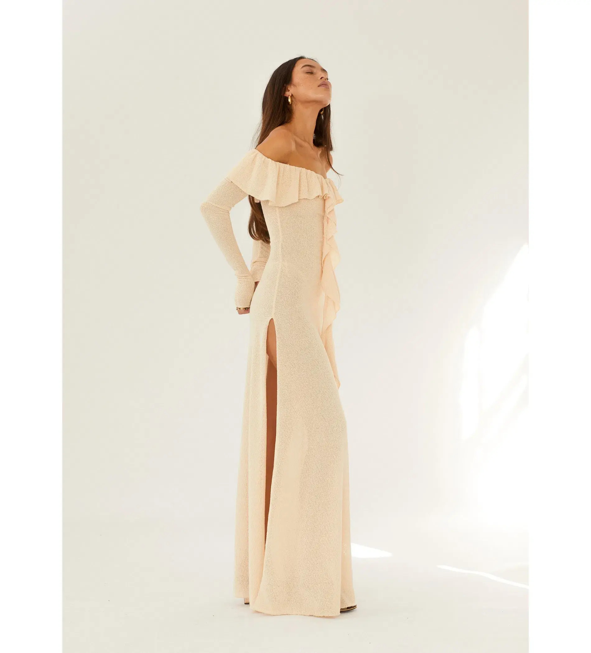 Arcina Ori Mila Dress Cream Size S/Au 8 - Image 3
