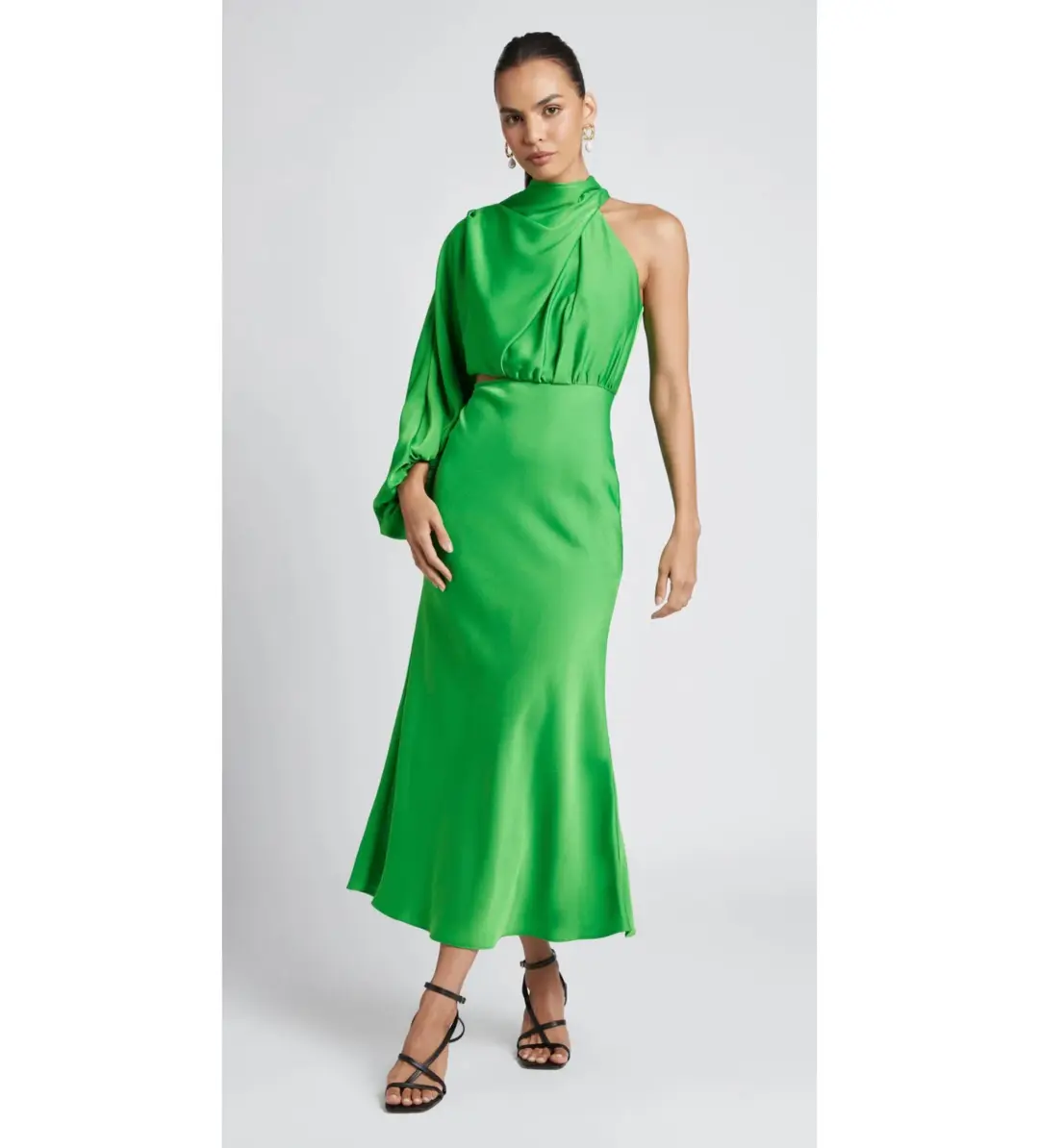 Sheike Olivia Maxi Dress Green Size 10 for rent on The Volte - main image