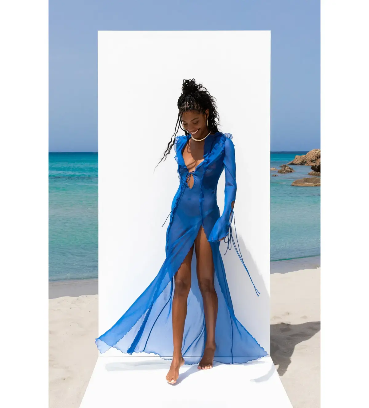 Rat & Boa Farretti Dress in Blue Size 8 - Image 1