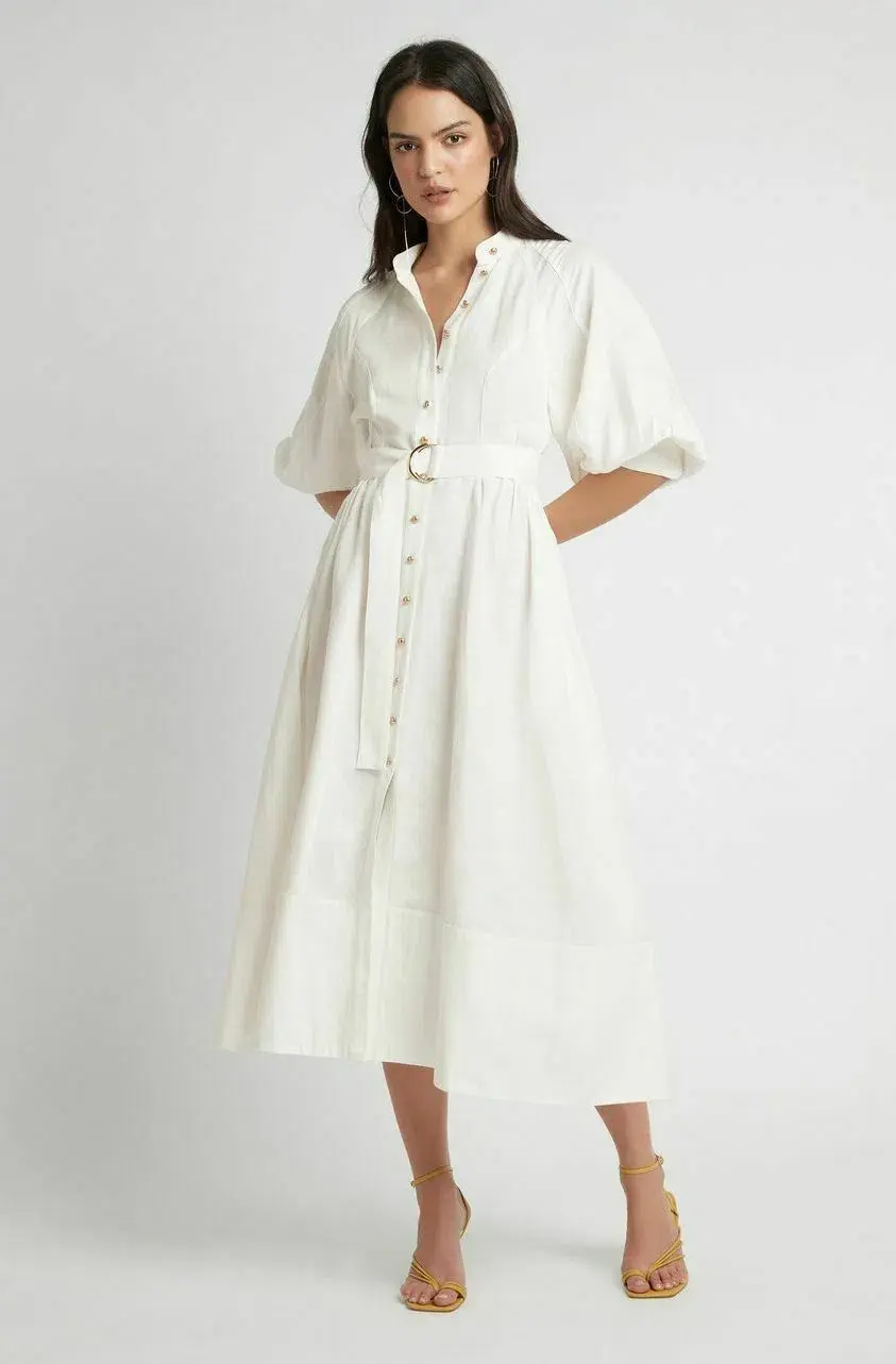 Sheike Piper Dress White Size 14 - Image 3