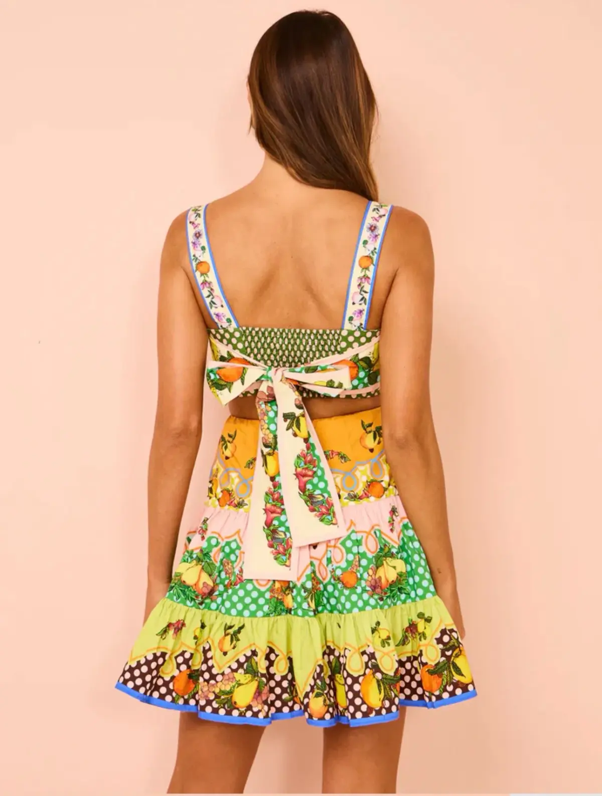 Alemais Lemonis Cut Out Mini Dress Multi Size 10 - Image 5