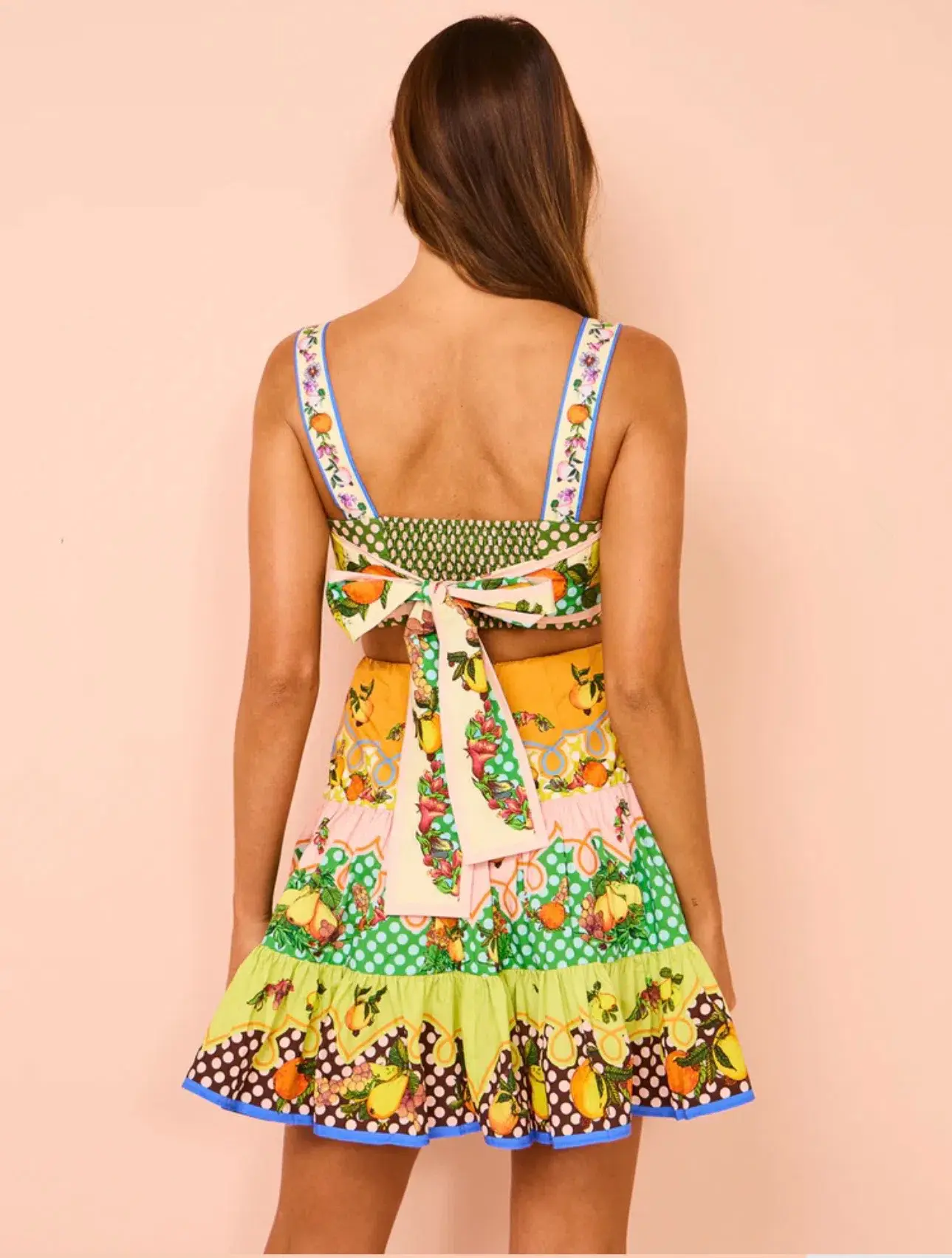 Alemais Lemonis Cut Out Mini Dress Multi Size 10 - Image 5
