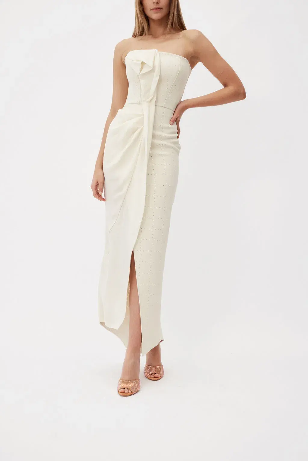 Toni Maticevski Nightshift Plaster Gown White Size 8 - Image 1