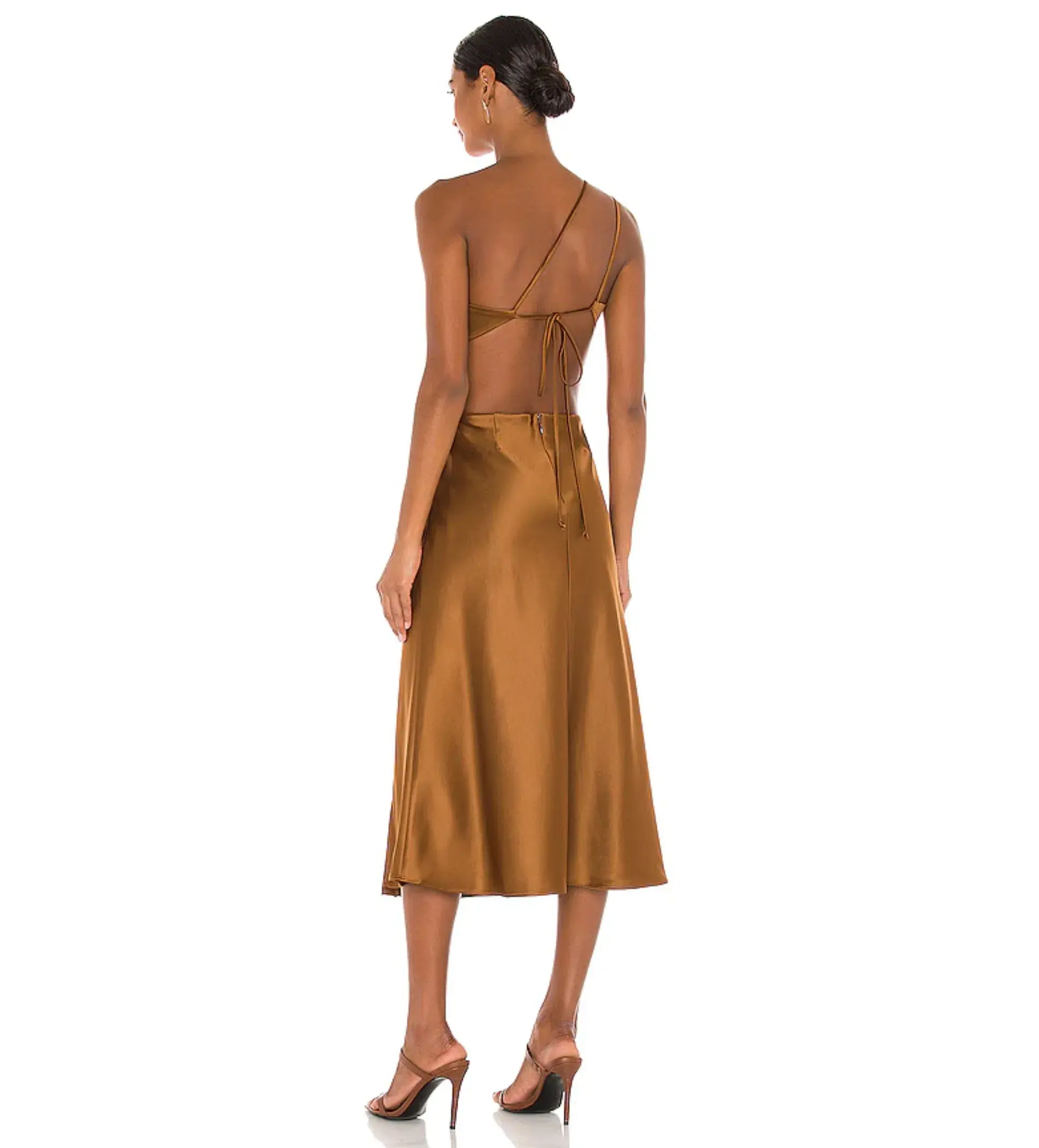 LPA the Label  Imani Dress In Brown Size XS/Au 6  - Image 2