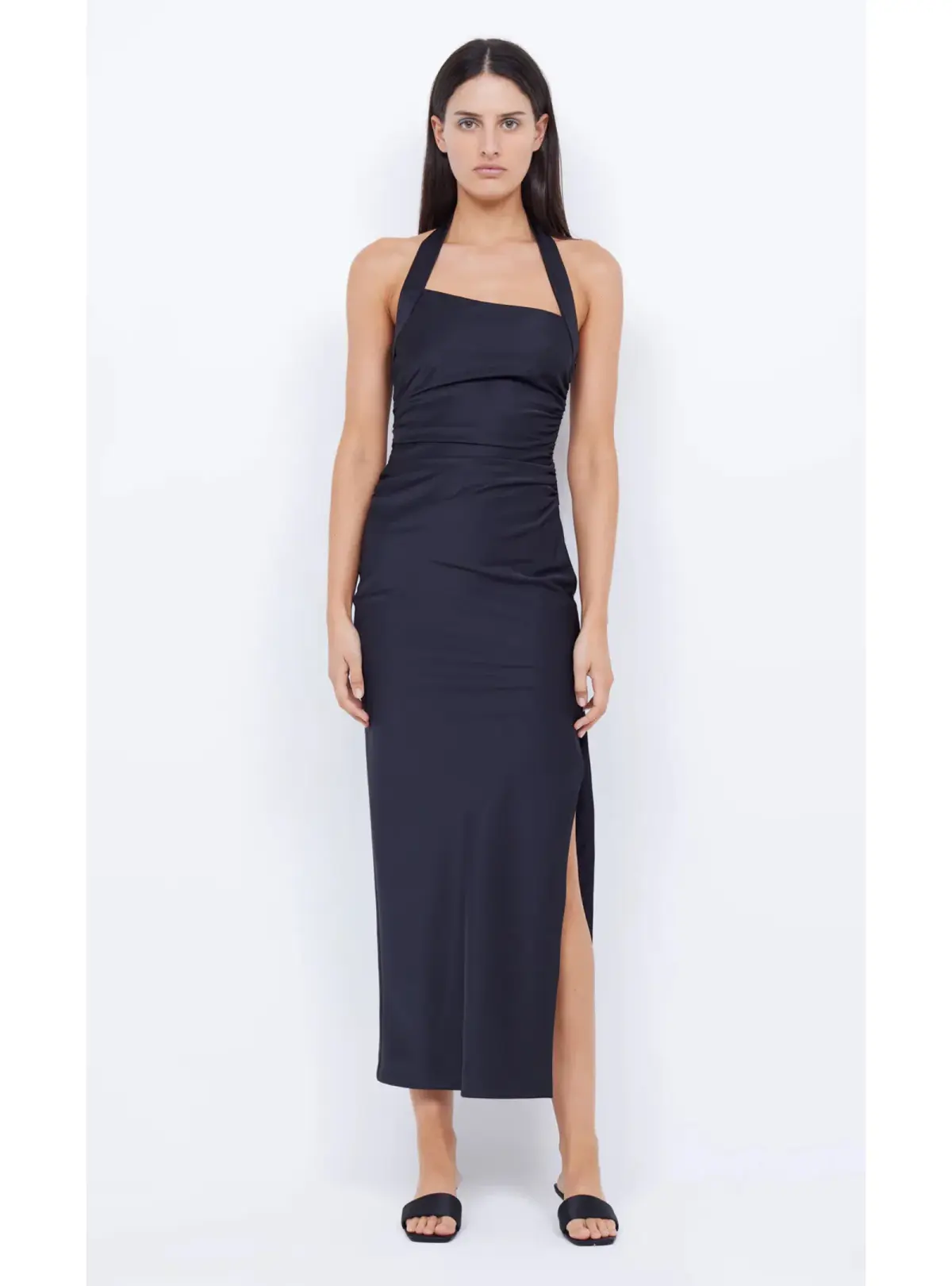 Bec & Bridge Ula Asym Dress Black Size AU 8 - Image 1