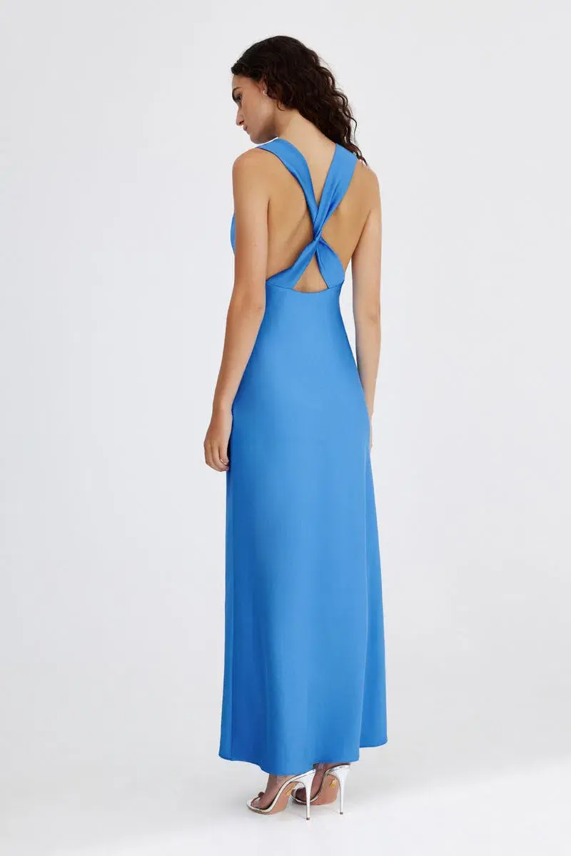 Significant Other  Lara Backless Dress Azure Blue Size 10  - Image 2