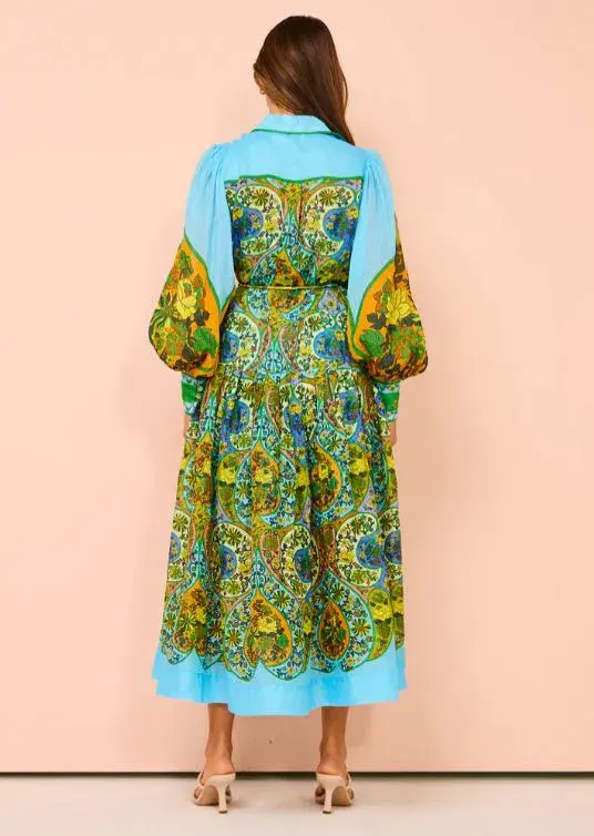 Alemais Sofie Shirtdress Multi Size 8 - Image 3