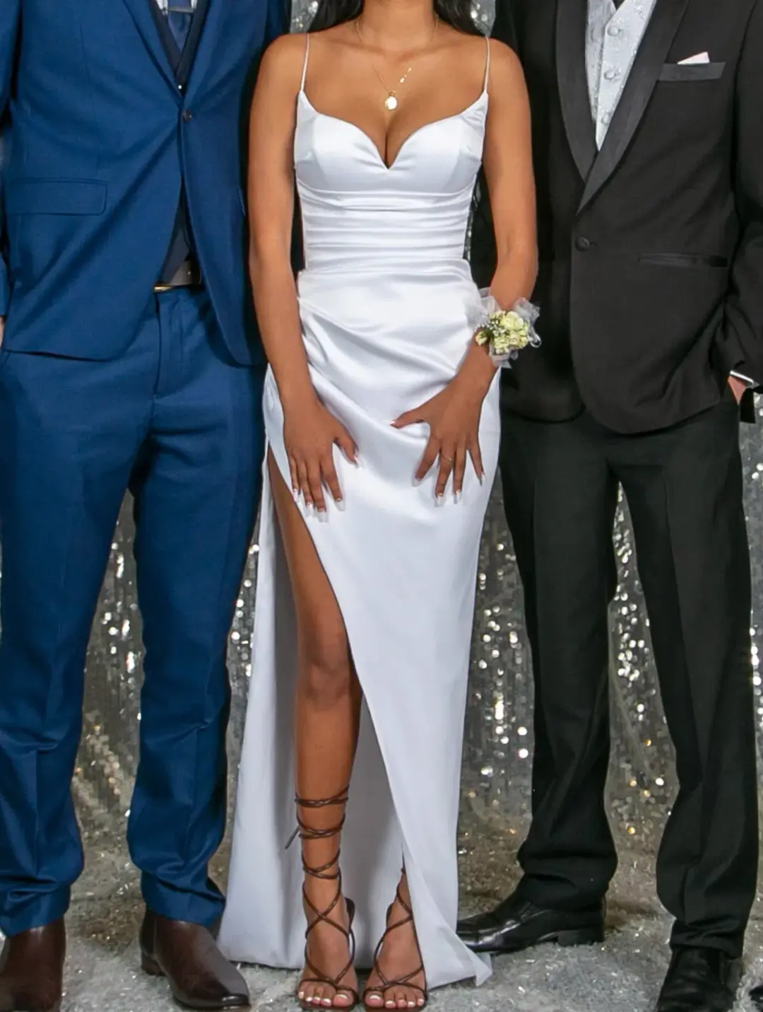 Lia Stublla Paris Gown White Size 6 for rent on The Volte - main image