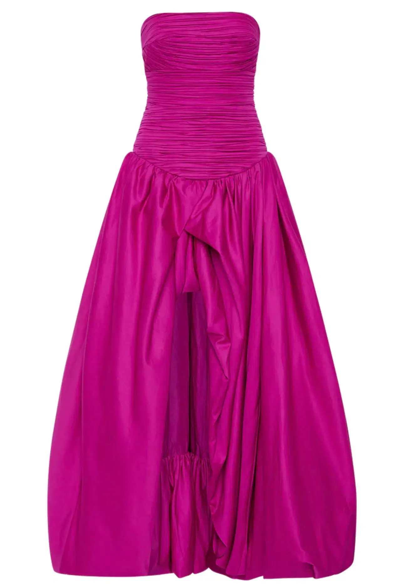 Aje Violette Bubble Hem Maxi Dress Deep Magenta Size 6 - Image 8