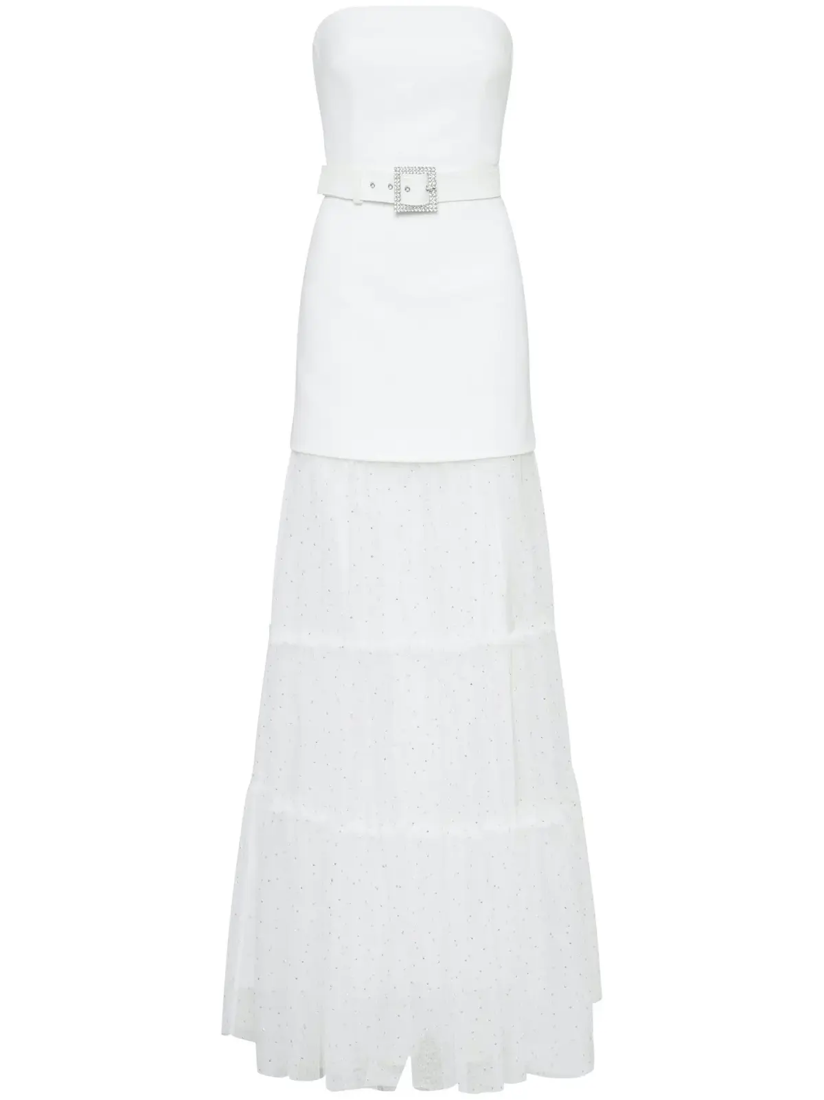 Rebecca Vallance Mirabella Strapless Gown Ivory Size 12 - Image 4