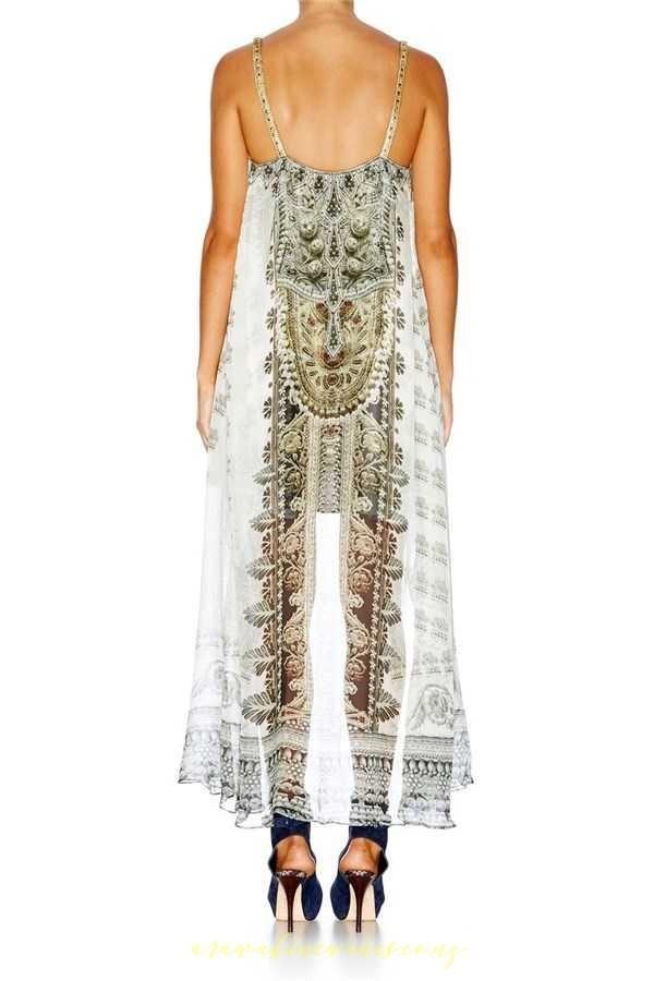 Camilla Coats Of Light Overlay Mini Dress Size 8 - Image 3