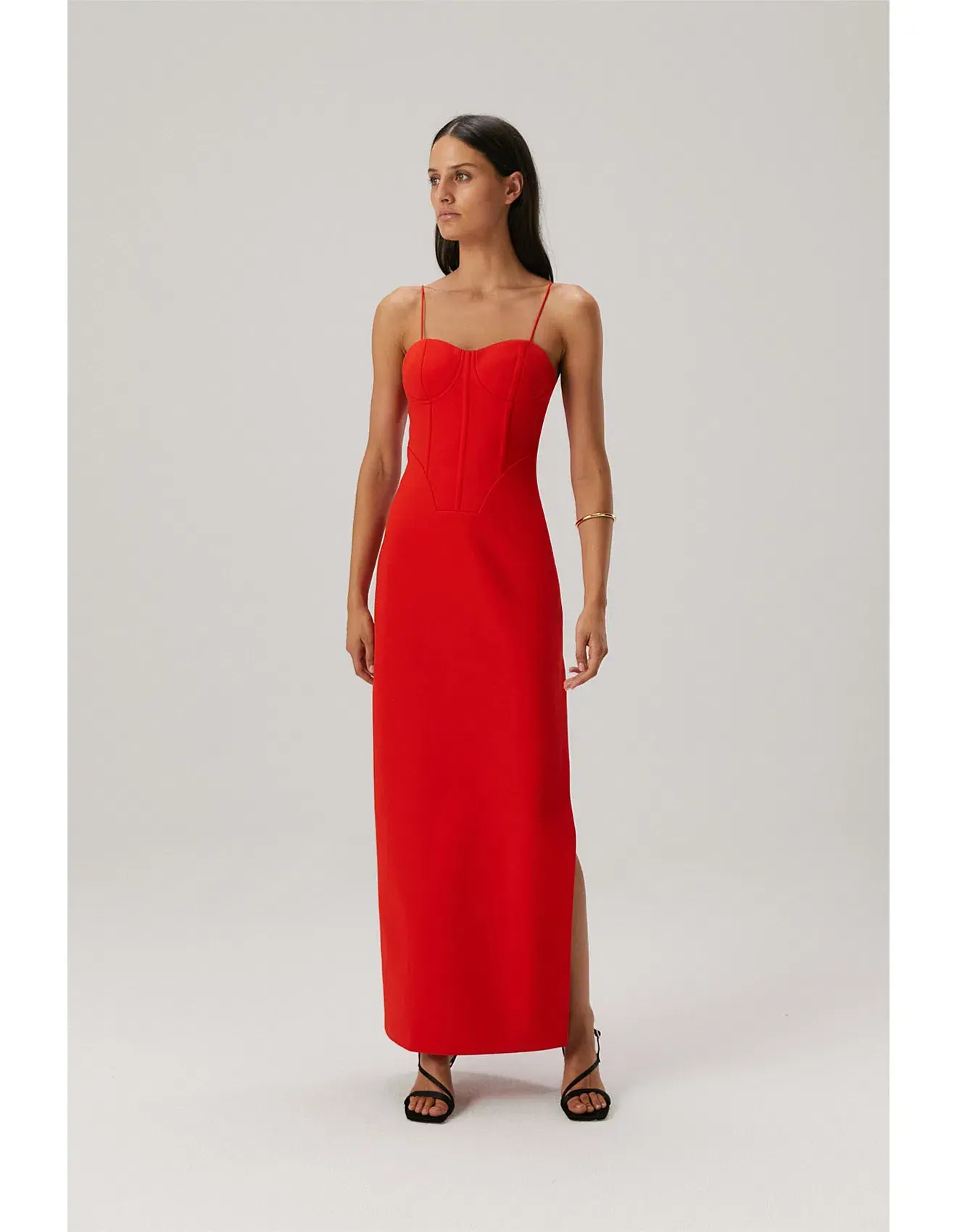 Misha Formal Dress Red Size 6 - Image 1