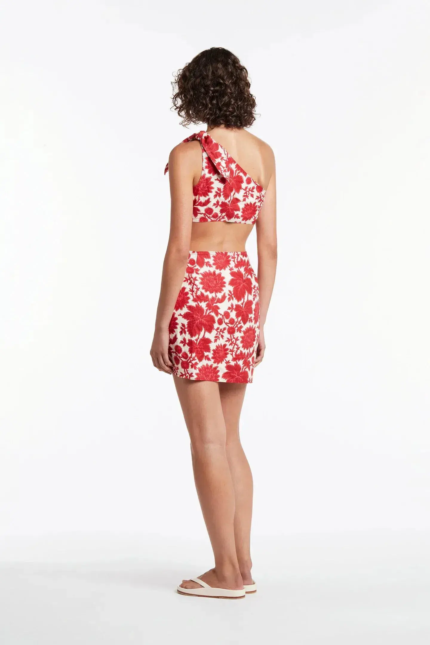 Sir The Label Cinta Cut Out Mini Dress Valentina Floral Print Size 2 / AU 10 - Image 4